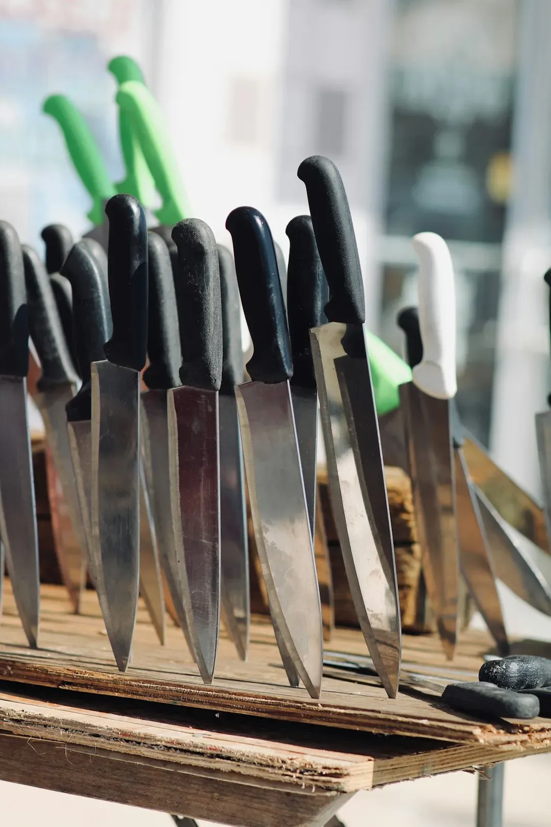 3. The Full Kitchen Knife Set (Image Credits: Unsplash)