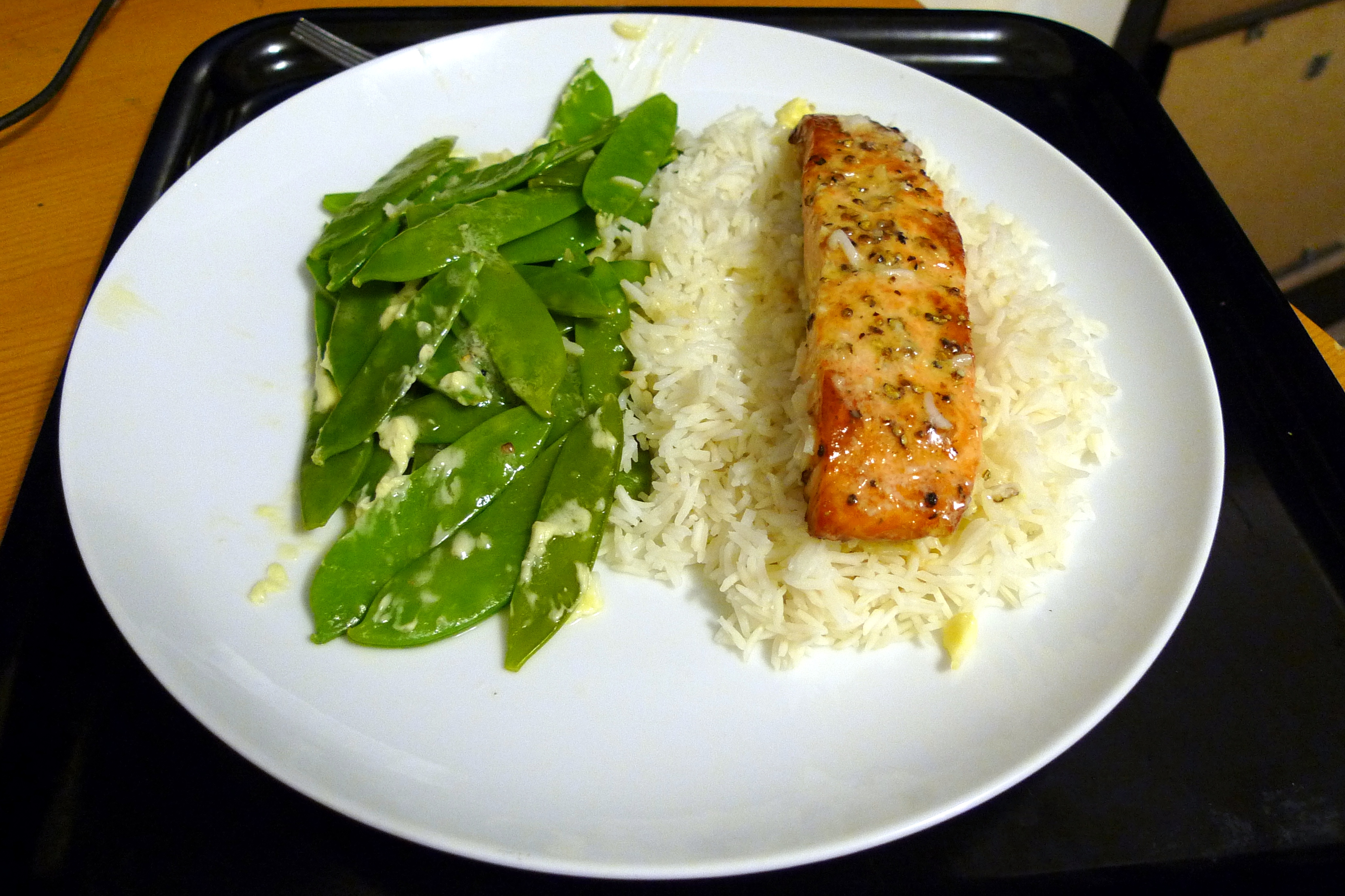Garlic Butter Herb Salmon (image credits: wikimedia)