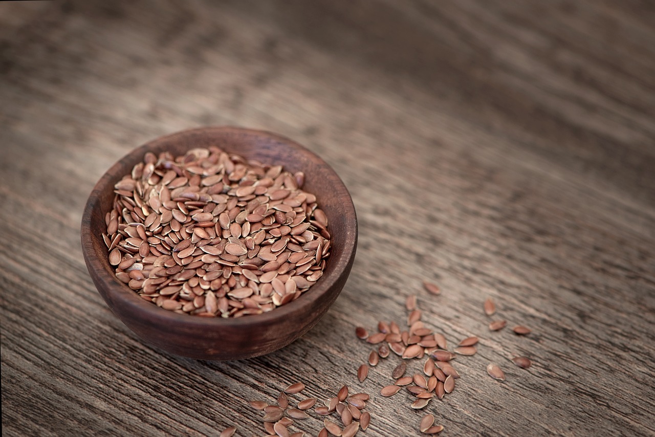 Flaxseeds (Ground, Not Whole) (image credits: pixabay)