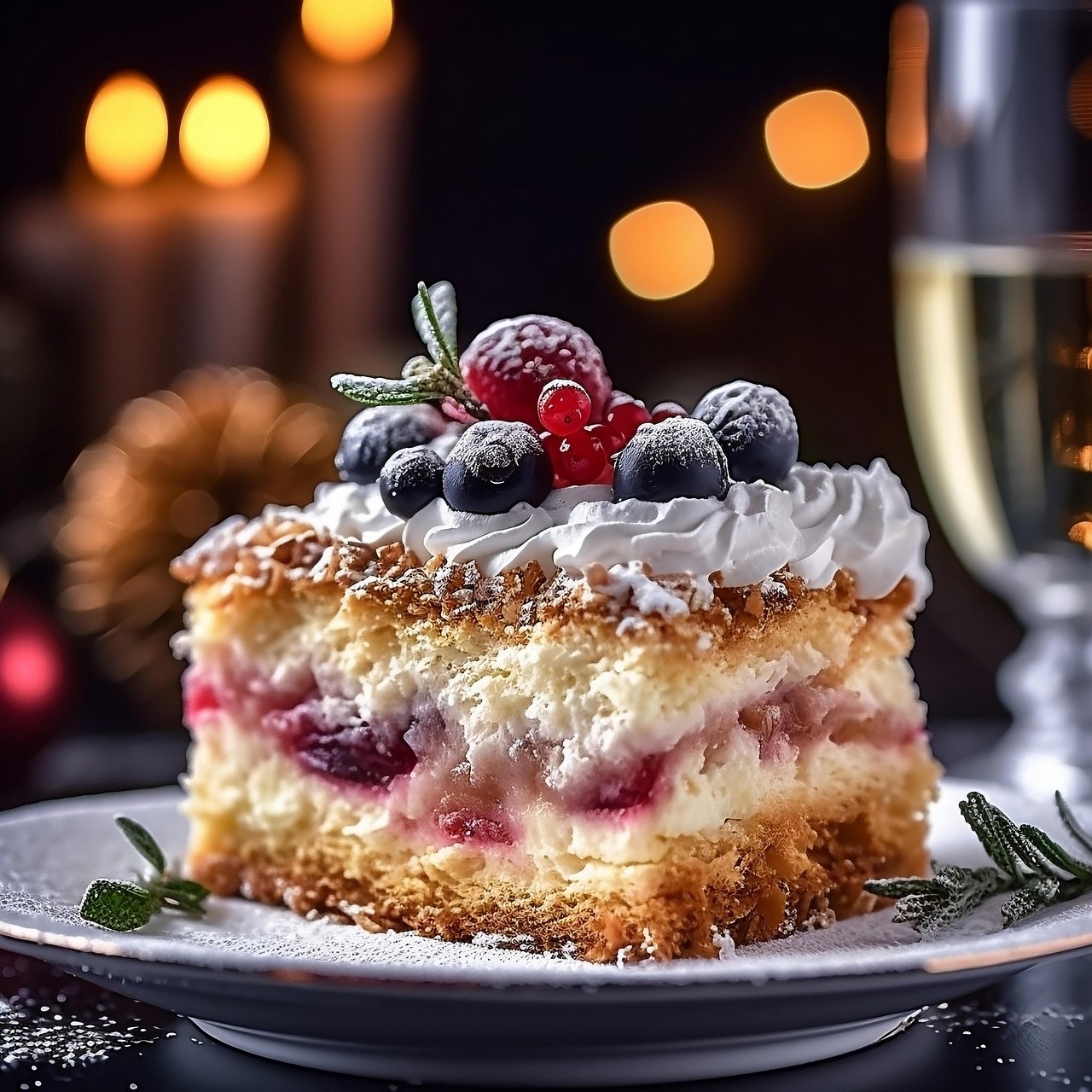 3. Dairy-Free Berry Cheesecake (image credits: pixabay)