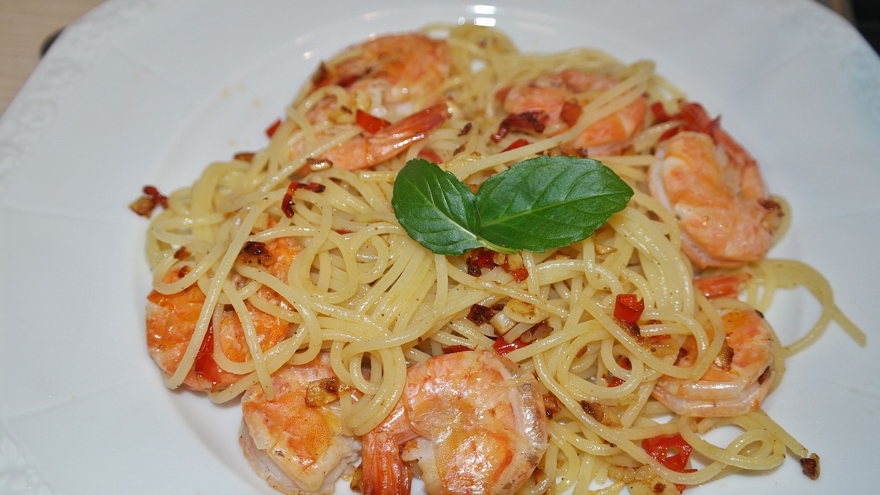 Shrimp Scampi with Zoodles (image credits: pixabay)