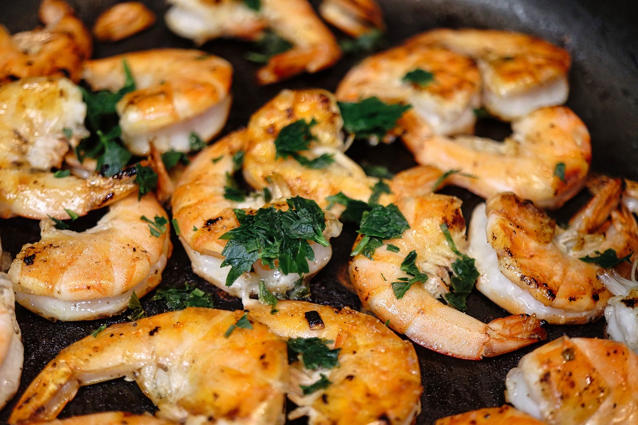 Shrimp: Low in Calories, High in Nutrients (image credits: pixabay)