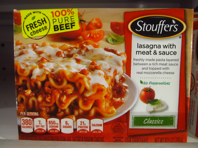 Stouffer's Lasagna (image credits: flickr)