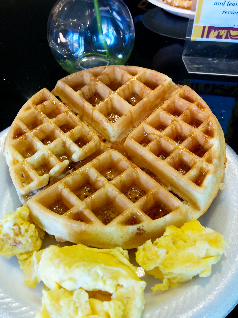 Mexican-Inspired Chorizo and Cheese Fiesta Waffles (image credits: flickr)