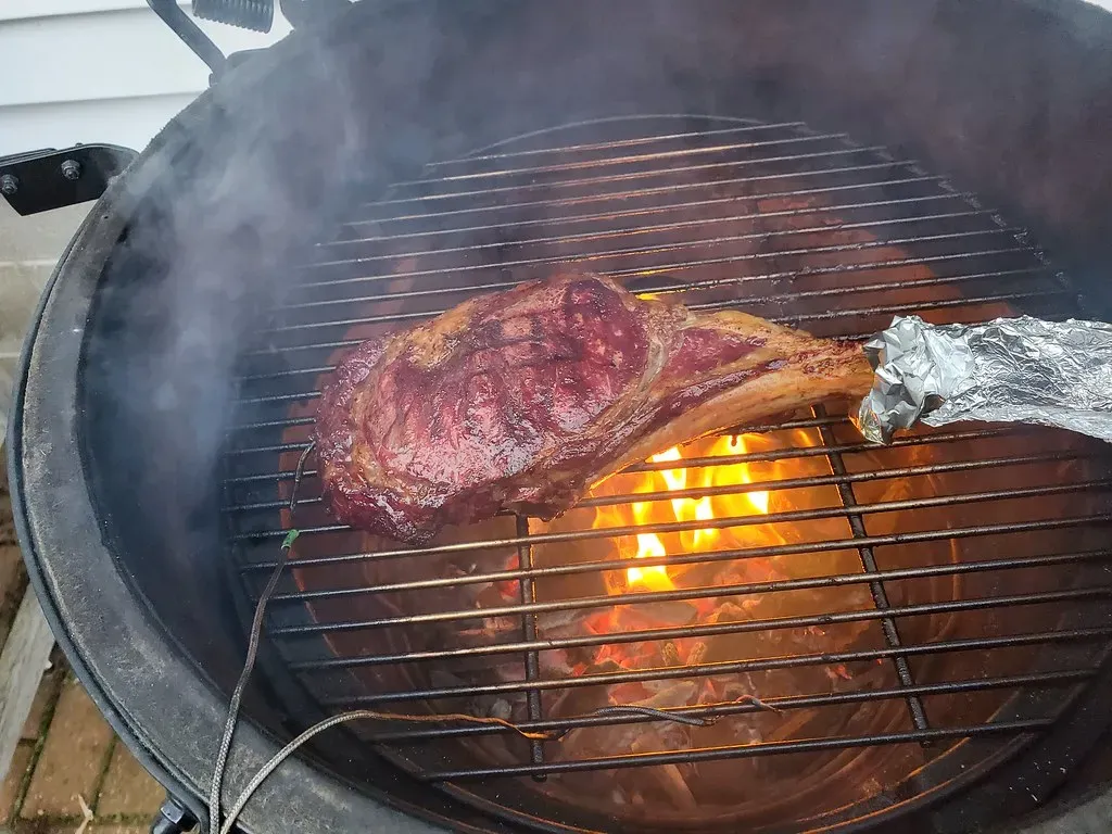 Tomahawk Steak: Instagram-Worthy But Bone-Heavy (Image Credits: Flickr)
