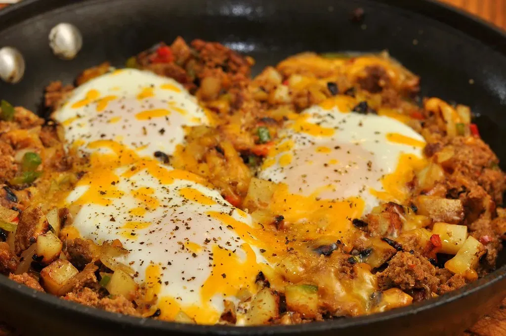 8. Hash Browns with Everything (Image Credits: Flickr)