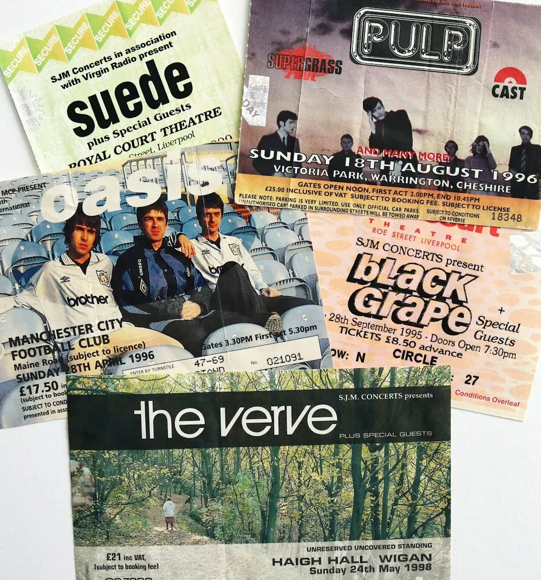 Concert and Event Tickets (Image Credits: Unsplash)