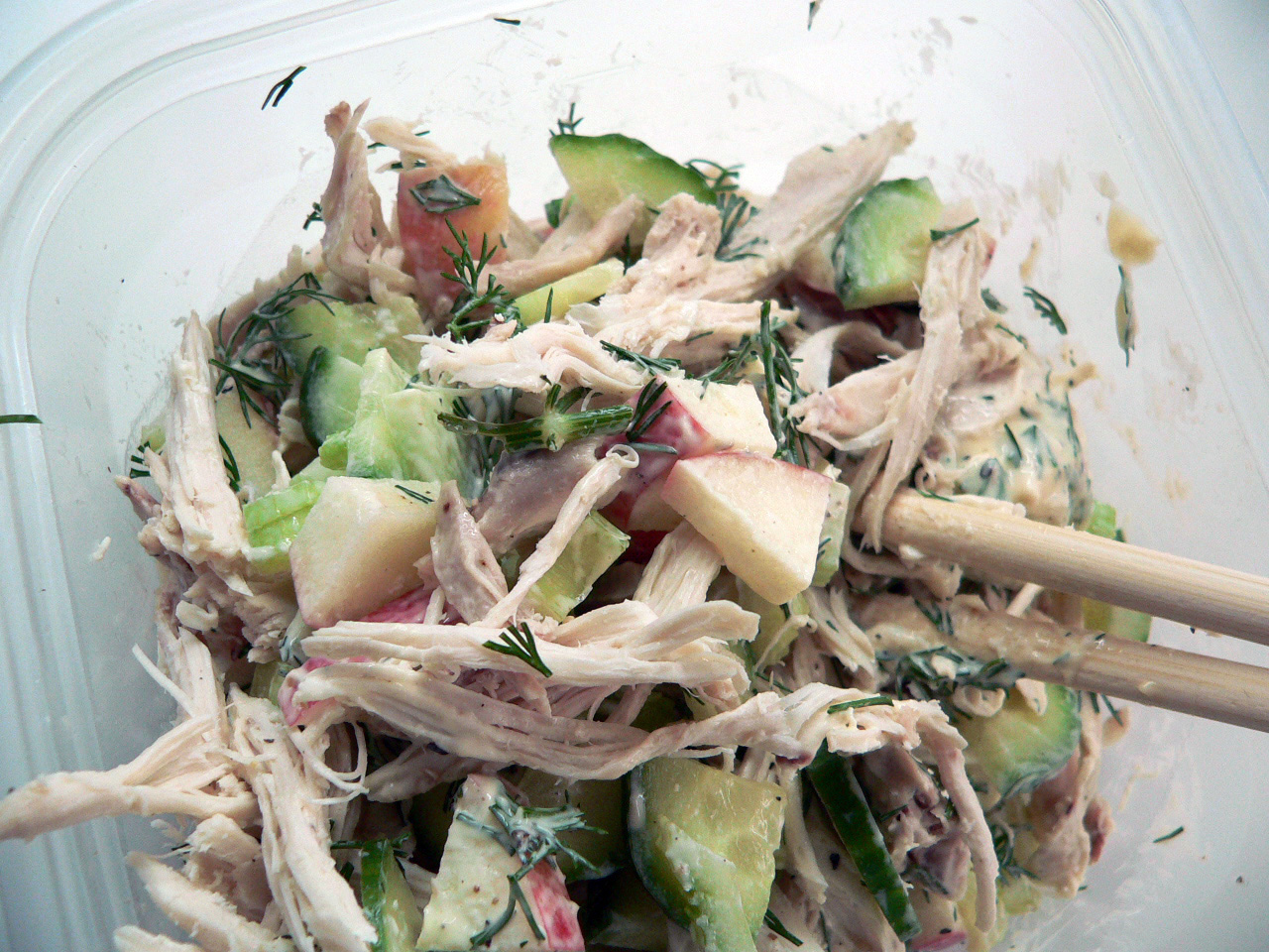 Wendy's Apple Pecan Chicken Salad (image credits: wikimedia)