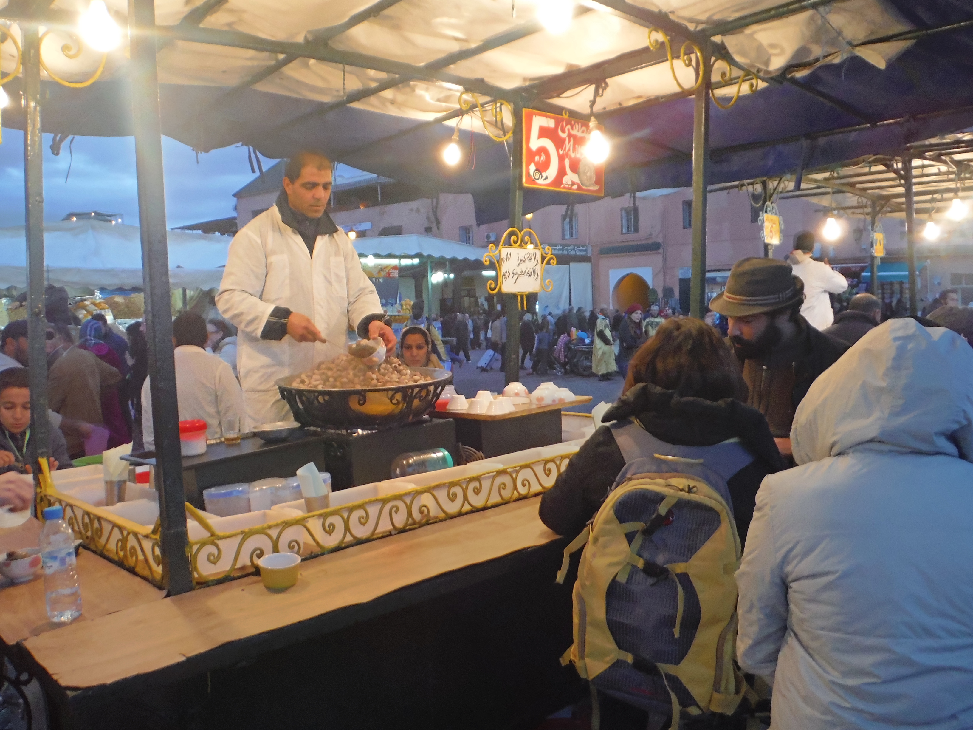 Marrakech's Jemaa el-Fnaa Street Food - A Sensory Overload (image credits: By Elgaard, CC BY-SA 4.0, https://commons.wikimedia.org/w/index.php?curid=37530033)