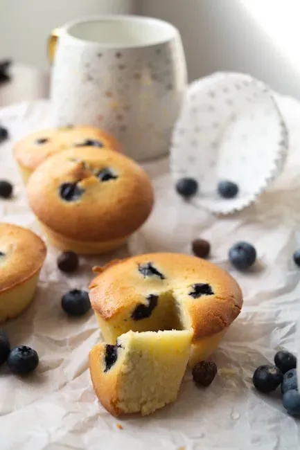4. Blueberry Whole Wheat Muffins (Image Credits: Pexels)