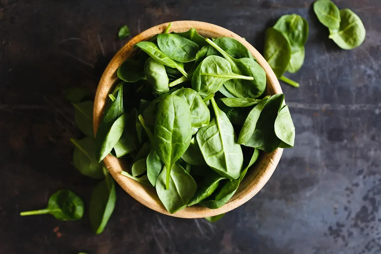 Raw Spinach (Image Credits: Pixabay)