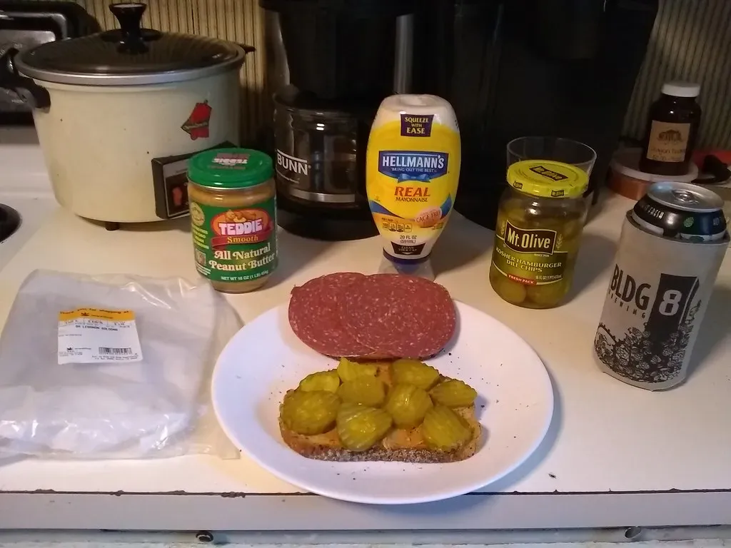 Peanut Butter and Pickles (Image Credits: Flickr)