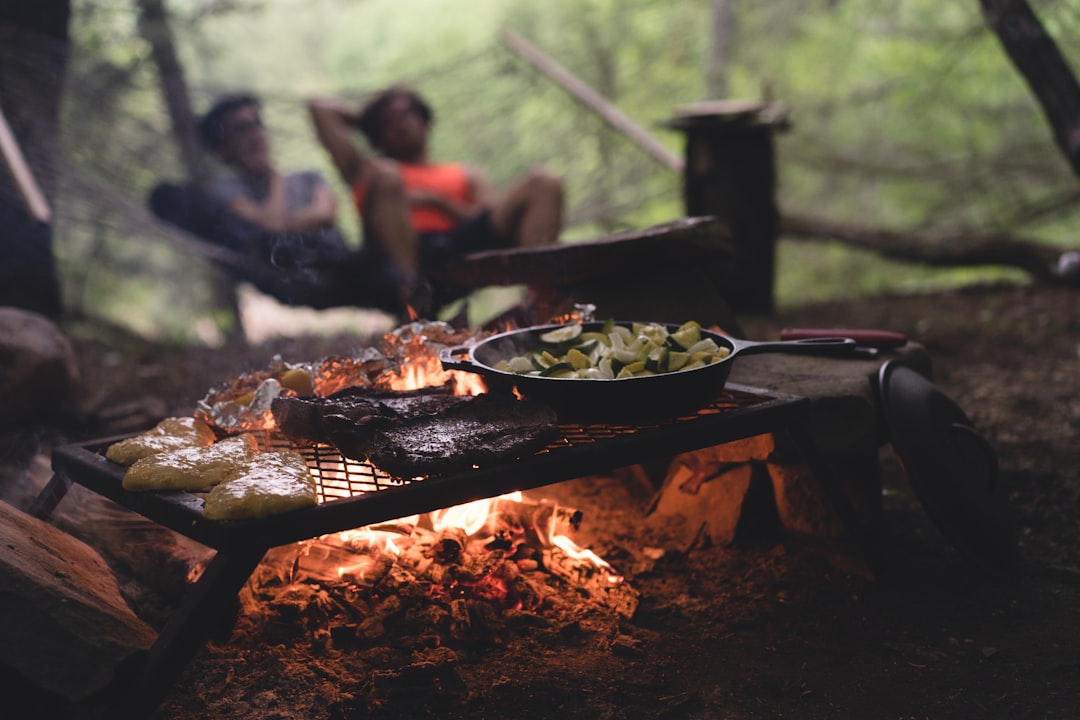 Smoked BBQ Ribs with Charred Peach BBQ Sauce 🍖+🍑 (image credits: unsplash)