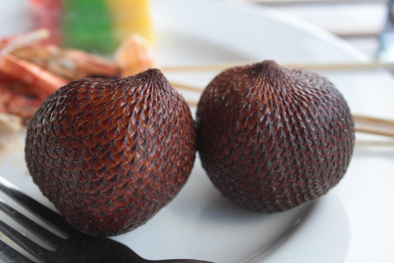 Salak - The Snake Skin Fruit (image credits: pixabay)
