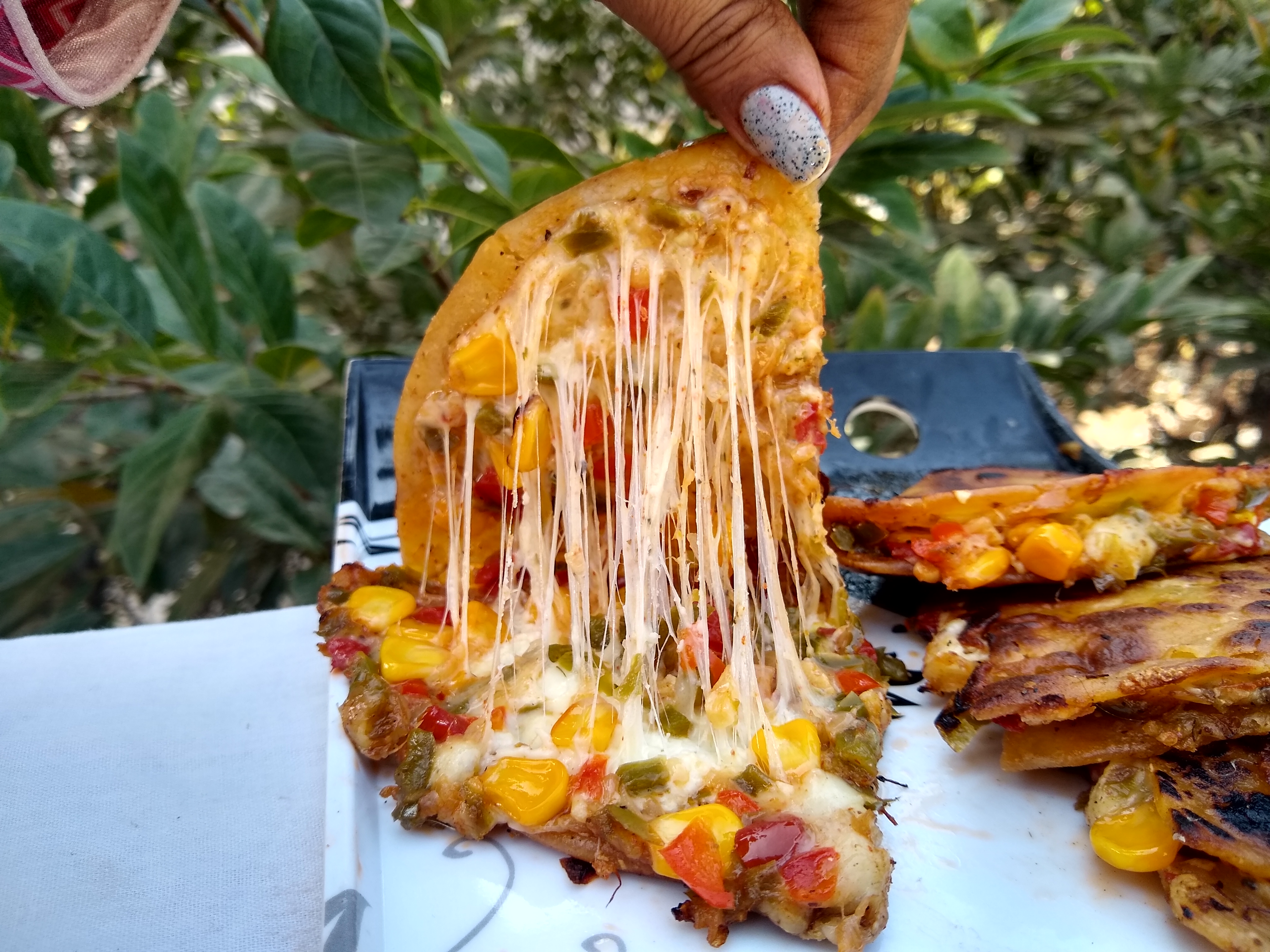 Cheesy Veggie Quesadillas (image credits: wikimedia)