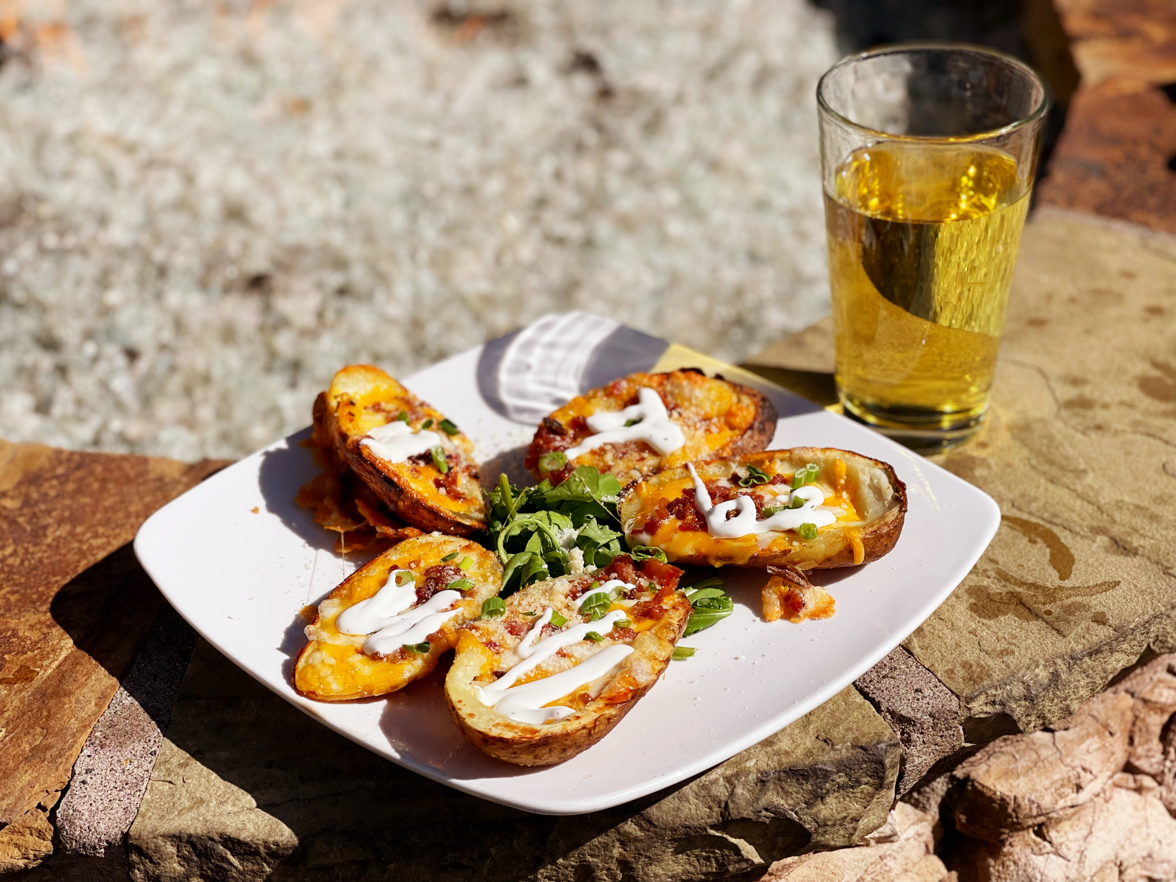 Loaded Potato Skins: The Hearty Favorite (image credits: wikimedia)