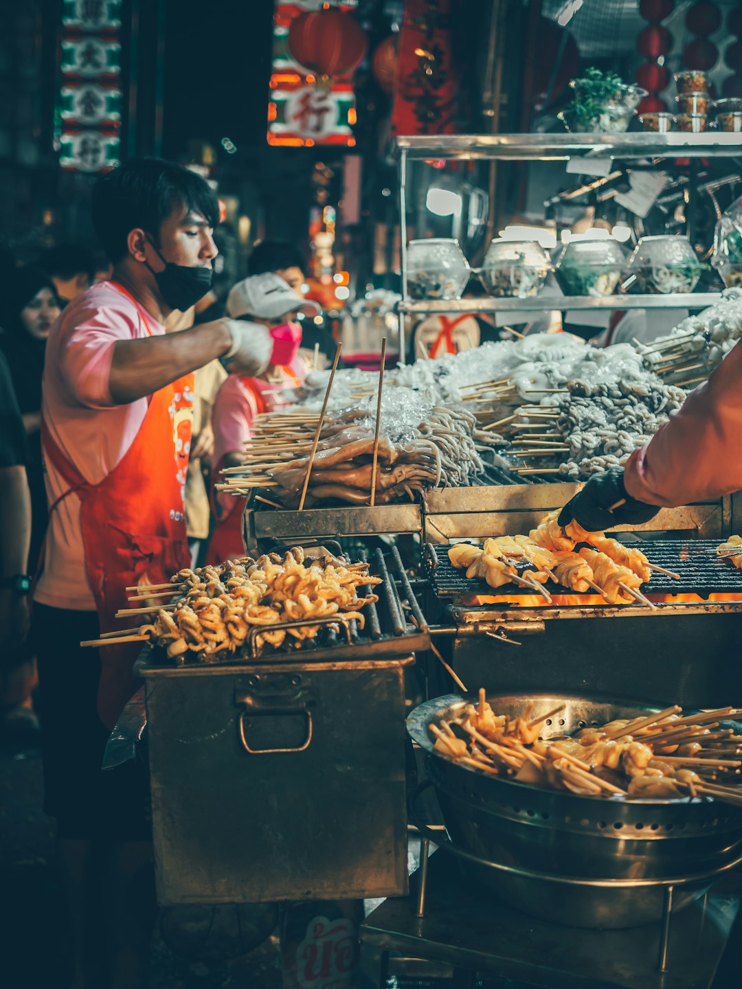 Grilled Squid Tentacles (烤鱿鱼须, Kǎo Yóuyú Xū) (image credits: unsplash)
