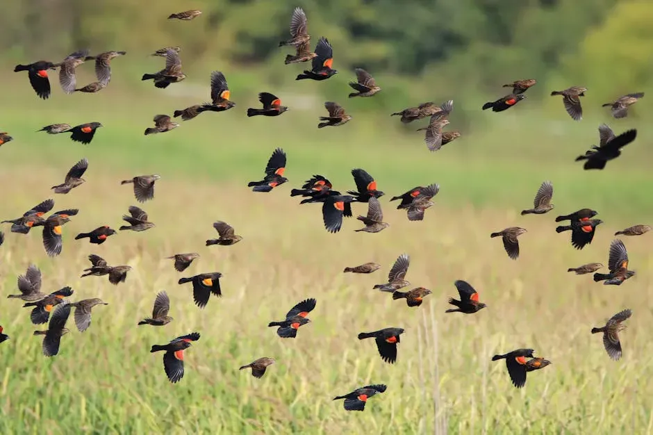 10. The Tricolored Blackbird: A Flock Species in Free Fall (Image Credits: Pexels)