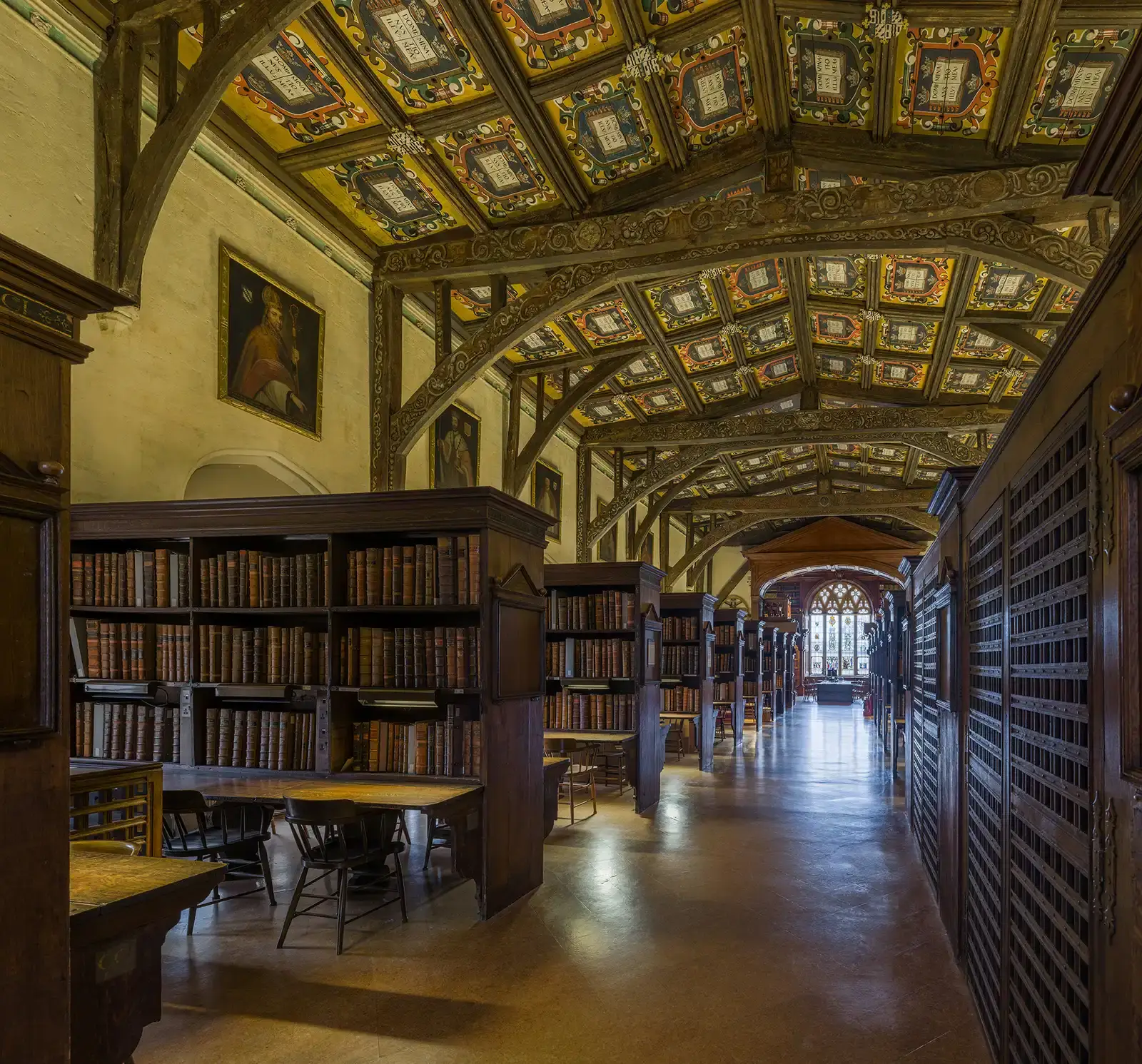 Duke Humfrey's Library, Oxford, England (Image Credits: Wikimedia)