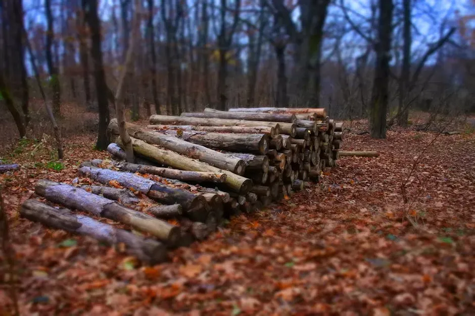 #6: Leave a Log Pile in a Shaded Corner (Image Credits: Pexels)