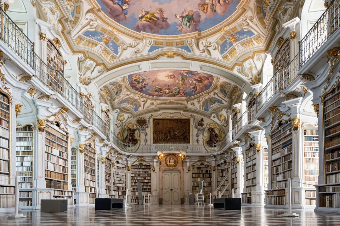 Admont Abbey Library, Austria (Image Credits: Unsplash)