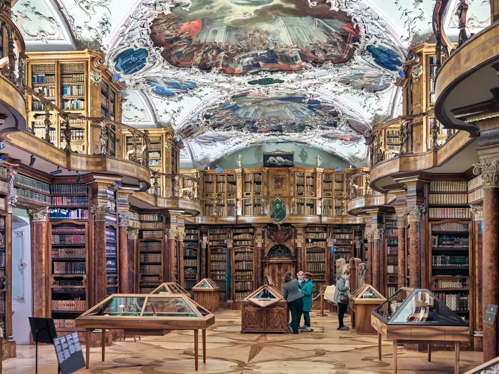 Abbey Library of St. Gallen, Switzerland (Image Credits: Wikimedia)