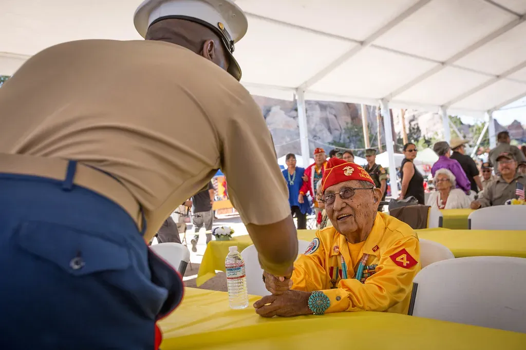 Navajo Code Talkers Provided an Unbreakable Code in WWII (Image Credits: Flickr)