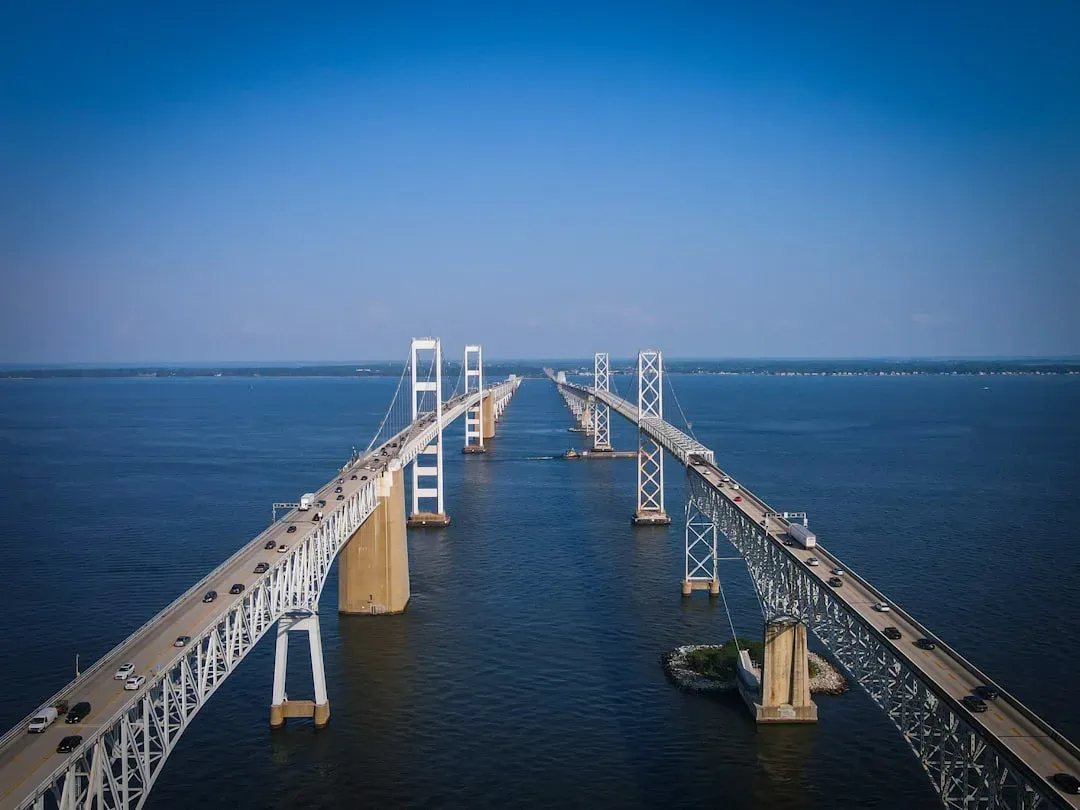 Chesapeake Bay Bridge-Tunnel, USA (Image Credits: Unsplash)