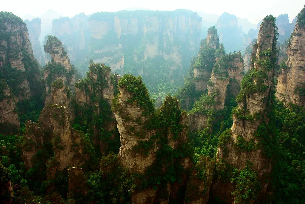 Zhangjiajie National Forest Park: Avatar Mountains in Real Life (Image Credits: Flickr)