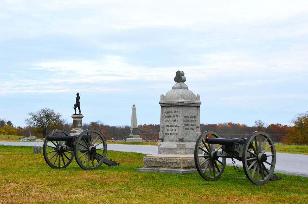 Gettysburg National Military Park, Pennsylvania (Image Credits: Pixabay)