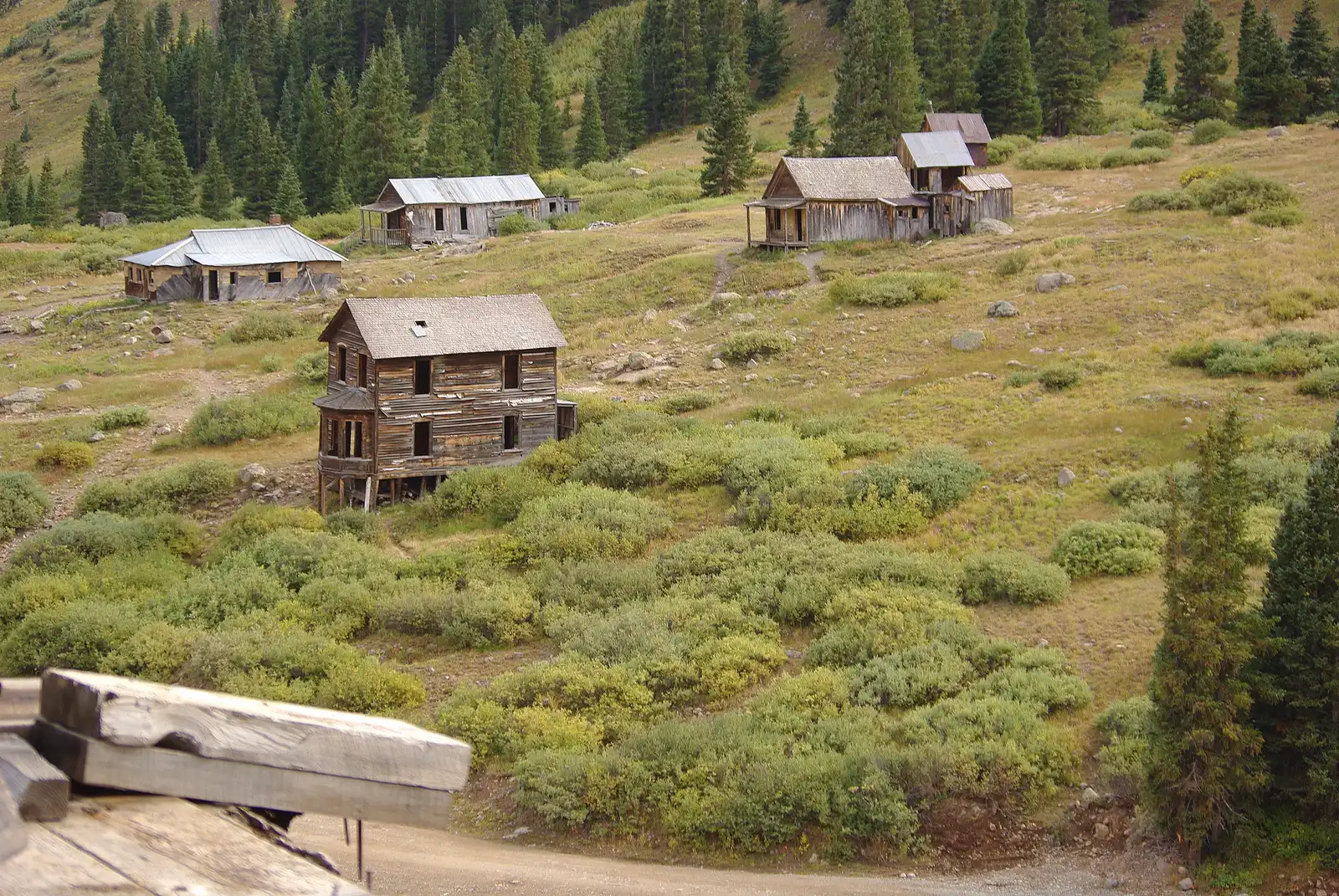 #2 - Animas Forks, Colorado: The High Alpine Grid Still Standing (Main Drag, CC BY 2.0)