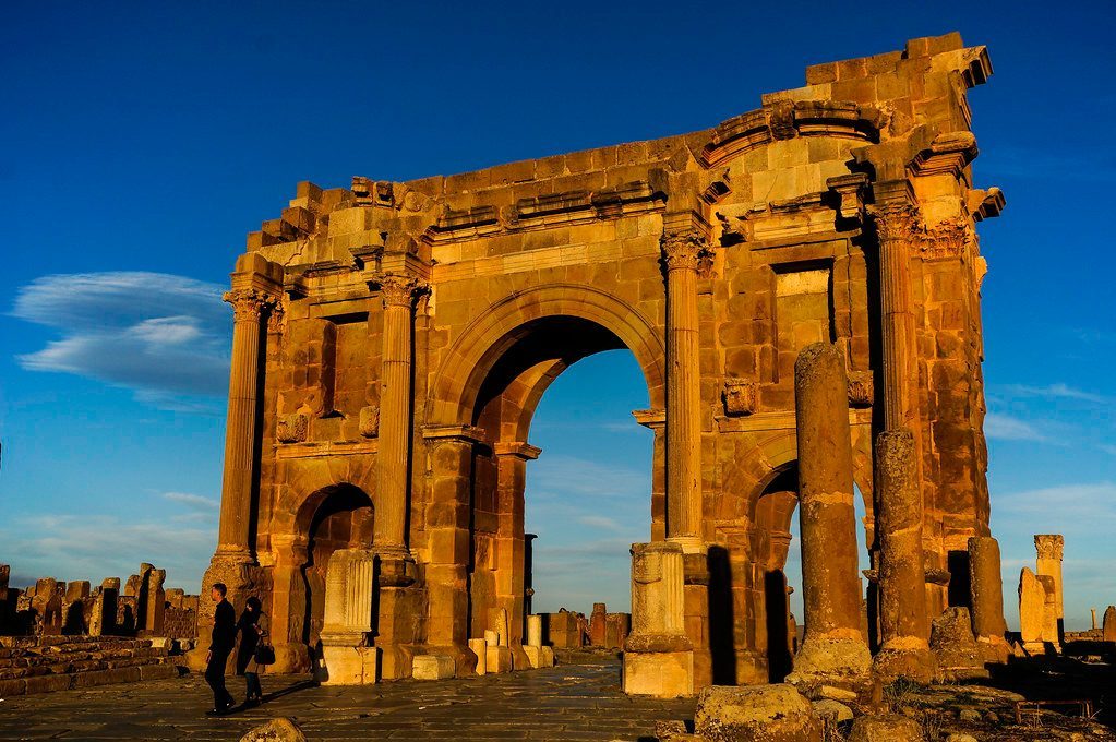 Timgad: Algeria's Roman Echo (Image Credits: Flickr)