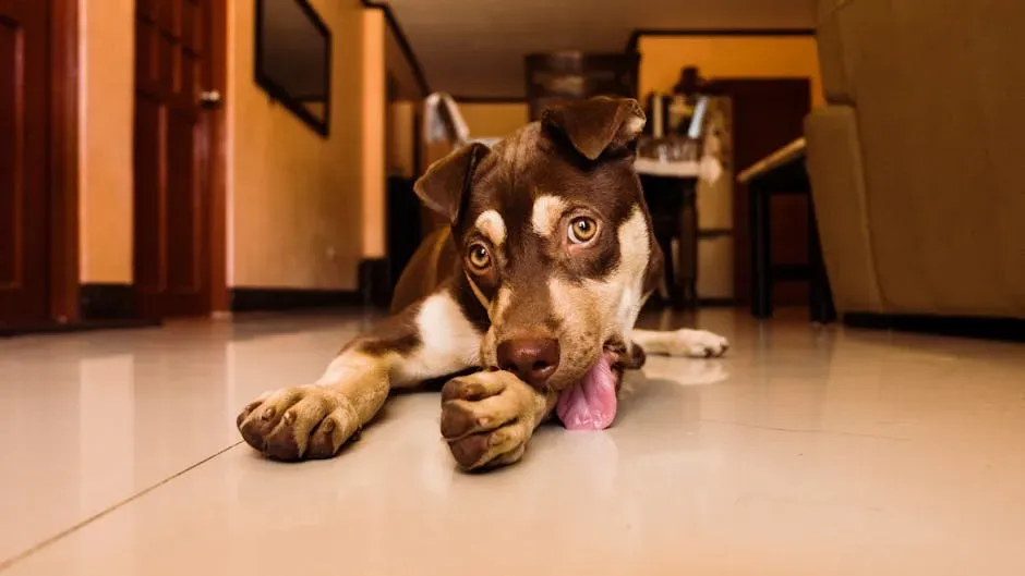 #5 - Subtle Paw Licking Without Any Redness (Image Credits: Pexels)