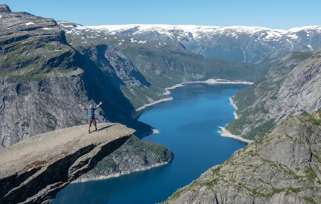 7. Trolltunga, Norway - The Ledge That Demands You Earn It (the tinz, Flickr, CC BY 2.0)
