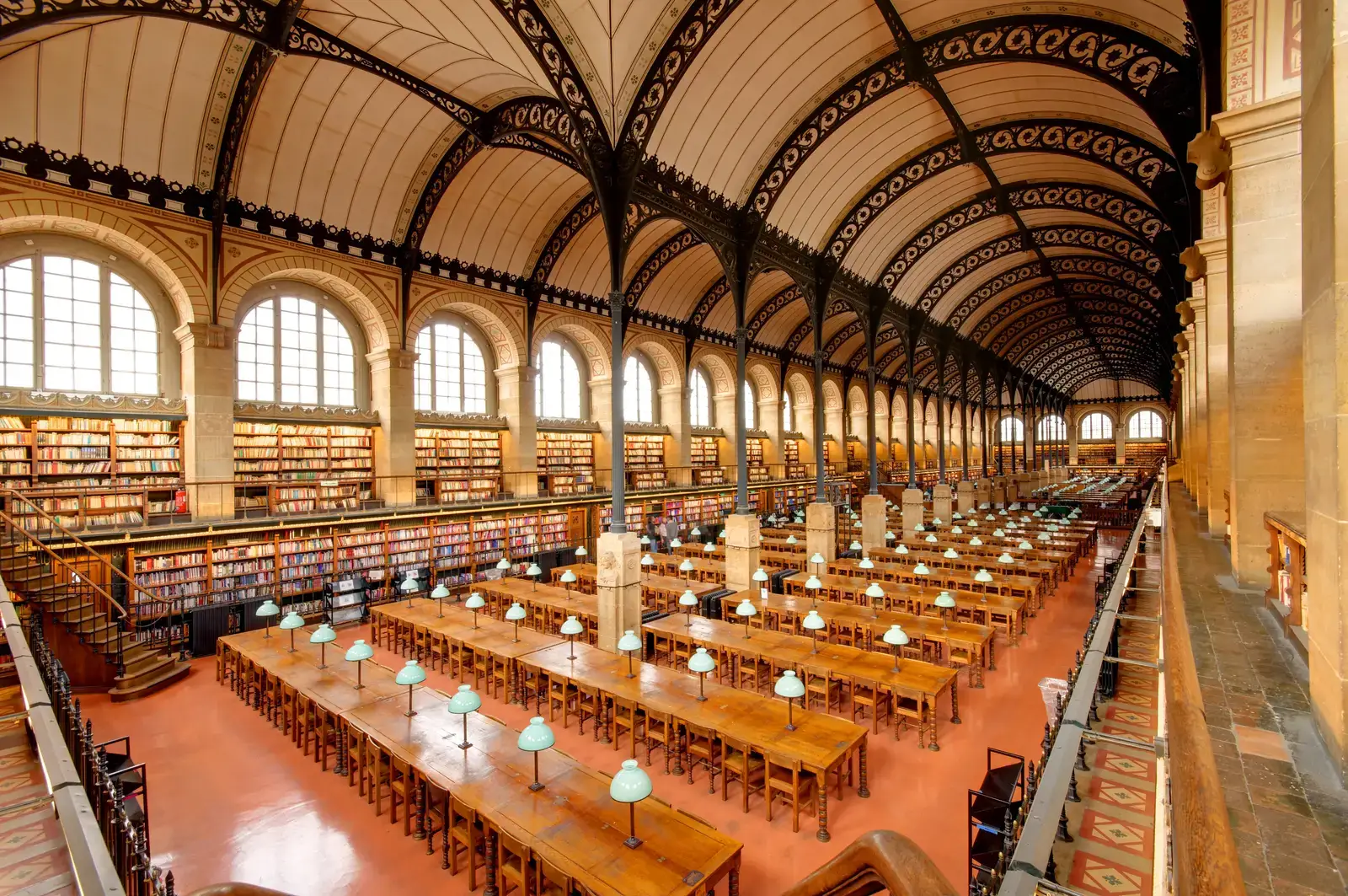 Bibliothèque Sainte-Geneviève, Paris (Image Credits: Wikimedia)