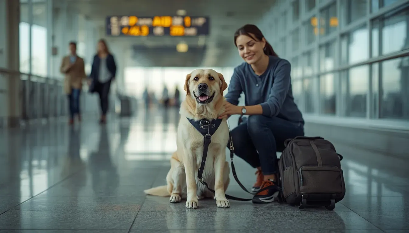#21 - Recognizing Specific Family Members or Familiar People (Image Credits: Guide dog with ward: Leonardo AI)