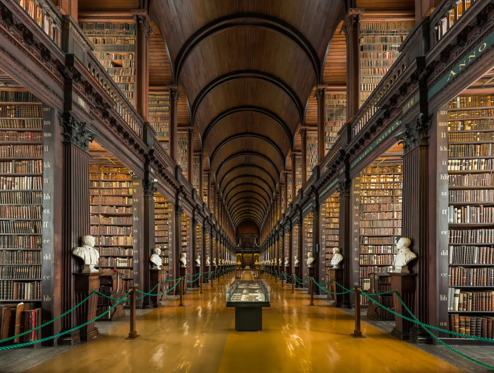 Library of Trinity College Dublin, Ireland (Image Credits: Wikimedia)
