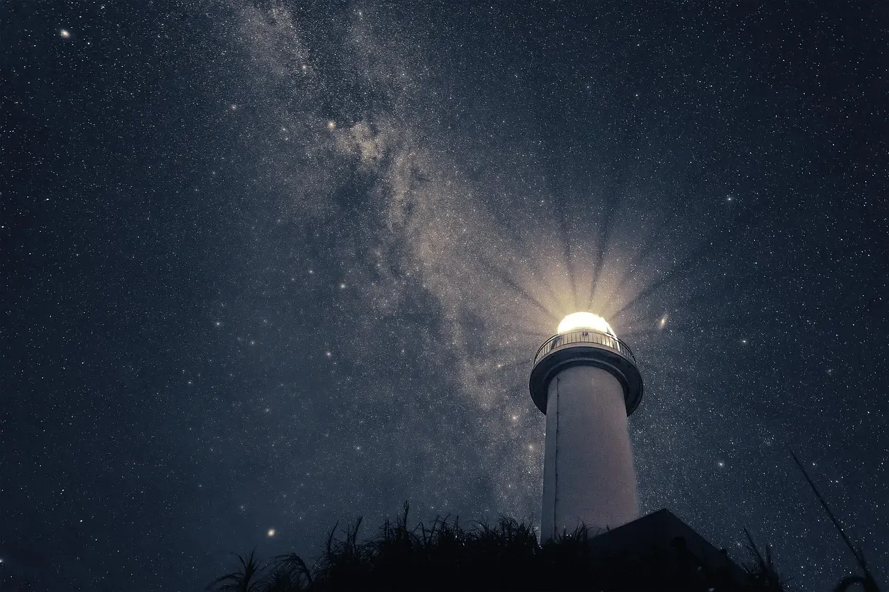 The Lighthouse Model: Magnetism and Beams of Radiation (Image Credits: Pixabay)