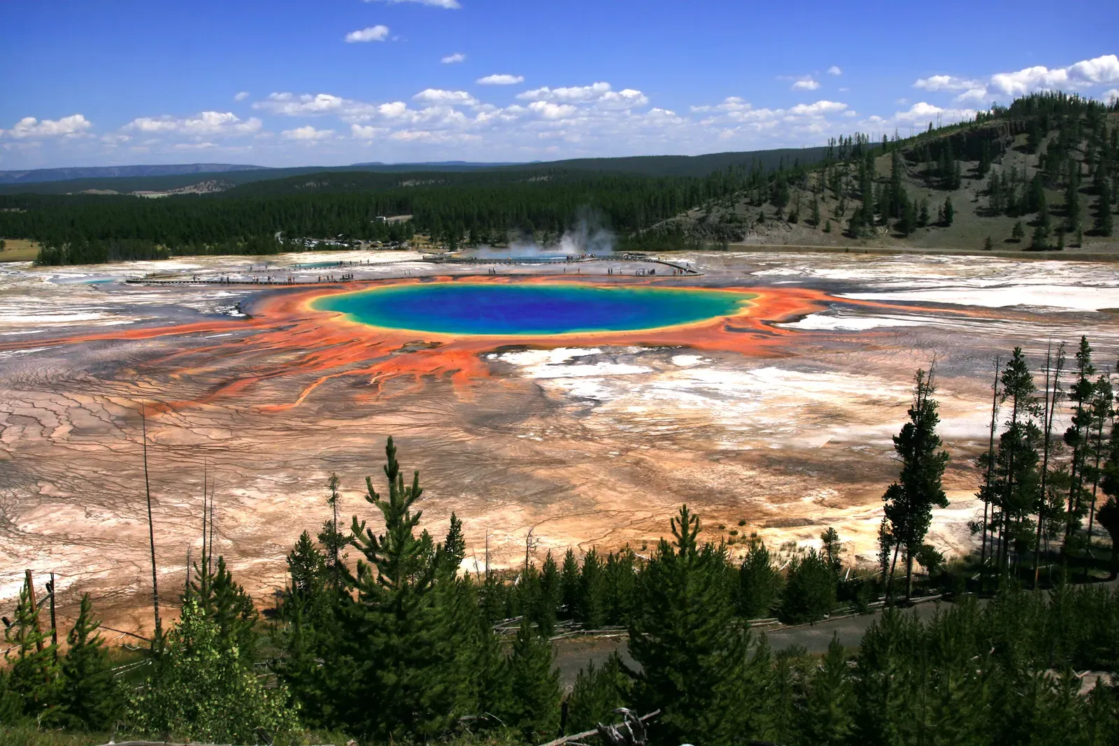 Yellowstone's Geothermal Wonderland (Image Credits: Wikimedia)