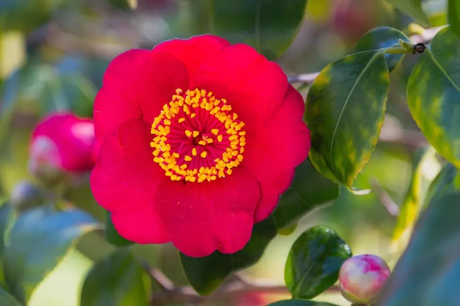 Taurus (April 20 – May 20): Winter Camellia (Image Credits: Pexels)