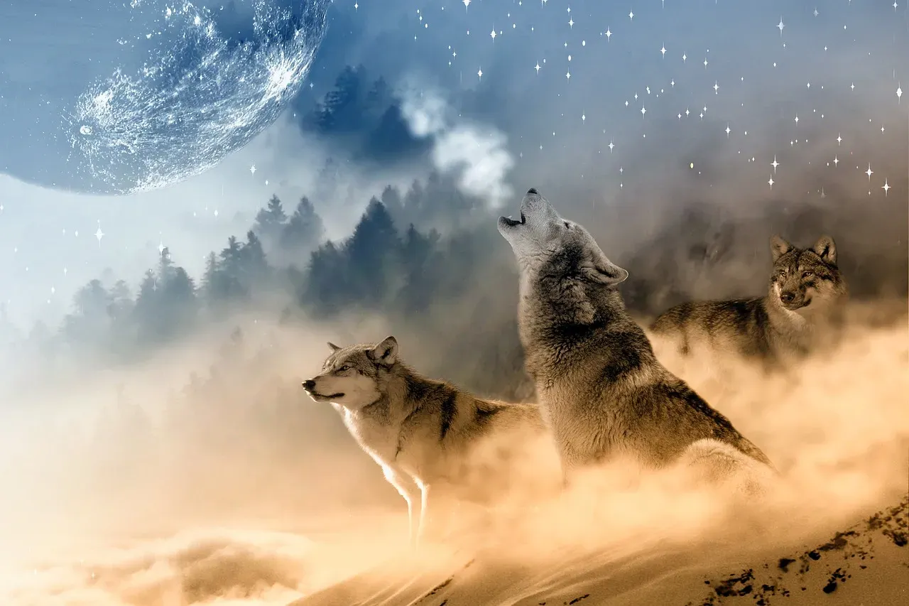Cancer: The Gray Wolf (Image Credits: Pixabay)