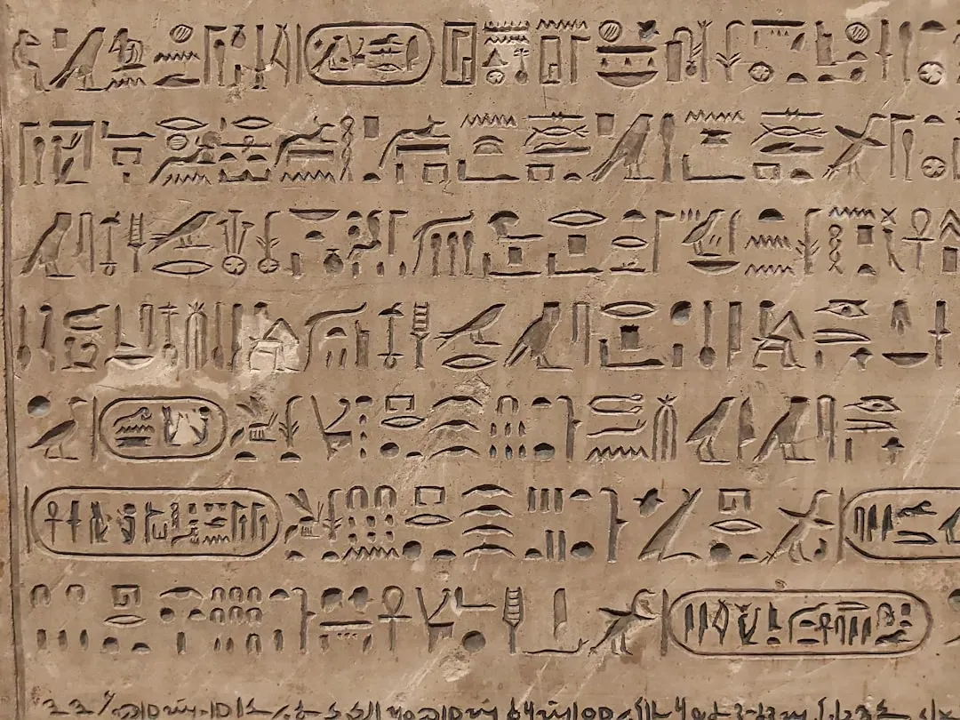 10. Hieroglyphics Helped Shape the Alphabet We Use Today (Image Credits: Unsplash)