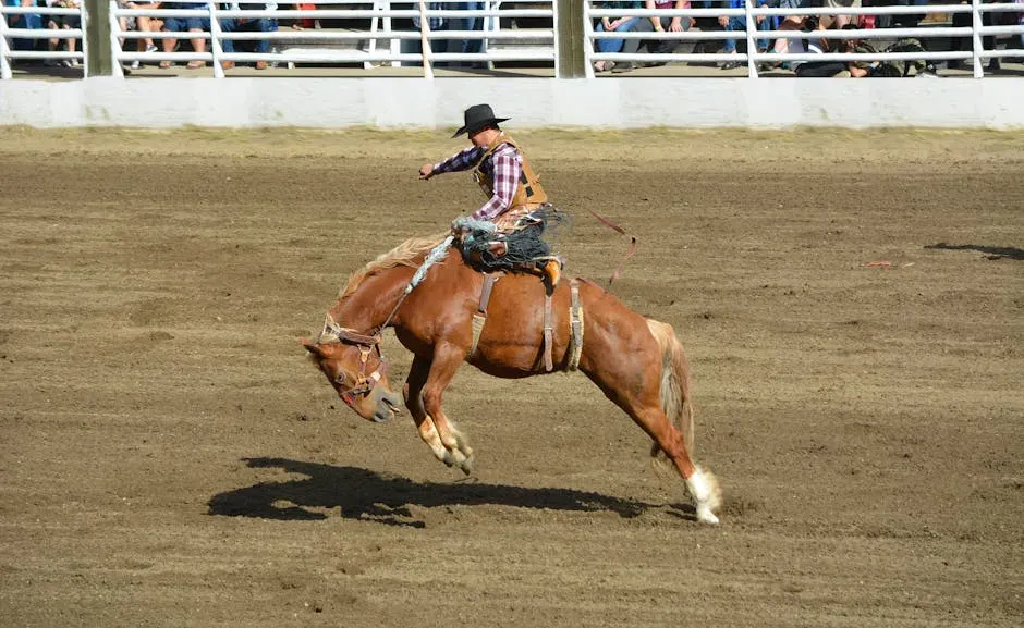 1. Bucking Under Saddle (Image Credits: Pexels)