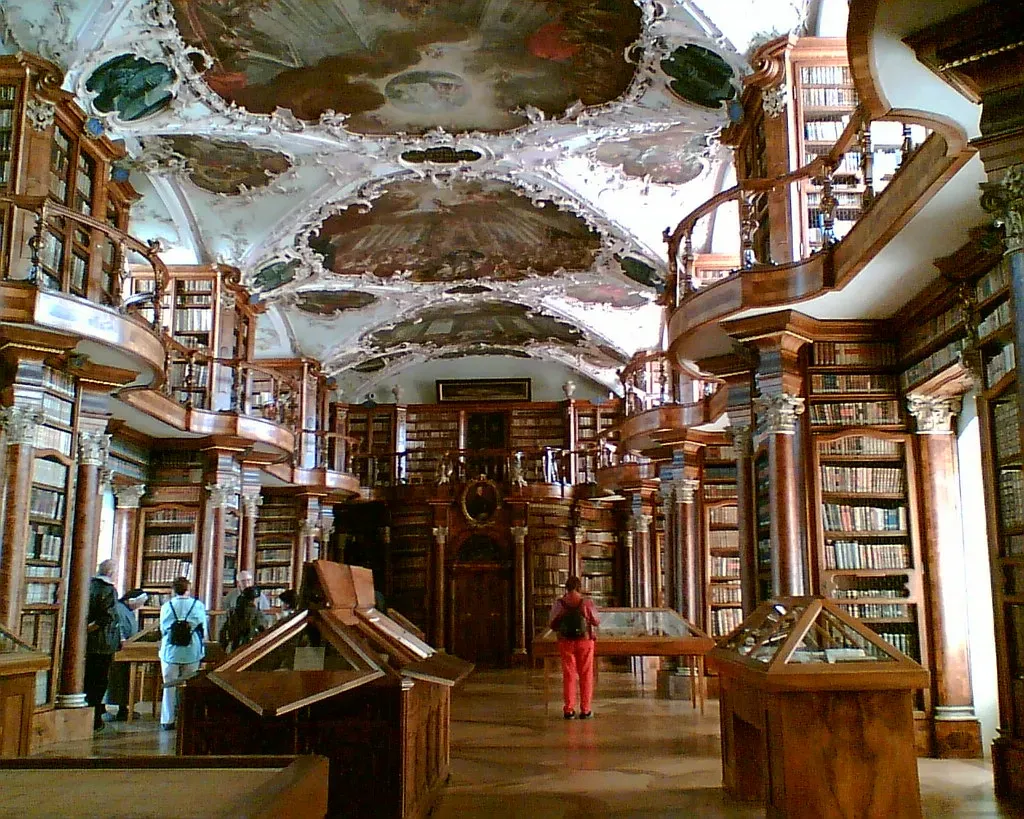 Abbey Library of St. Gallen, Switzerland (Image Credits: Flickr)