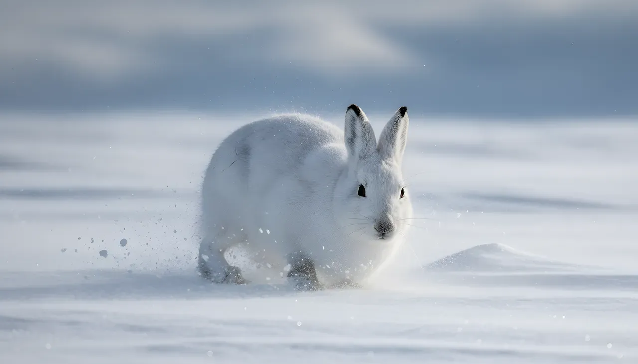 7. The Arctic Hare: Sprinting Through Blizzards (Image Credits: Pixabay)