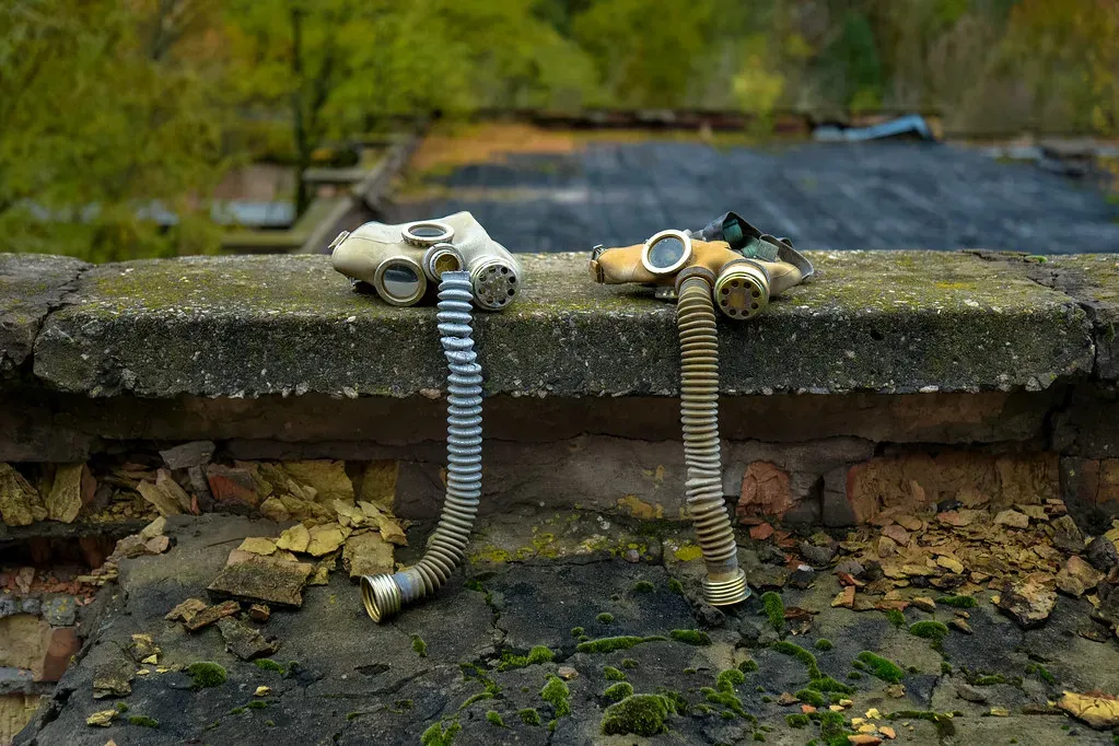 Gas Masks Scattered Across Schools (Image Credits: Flickr)