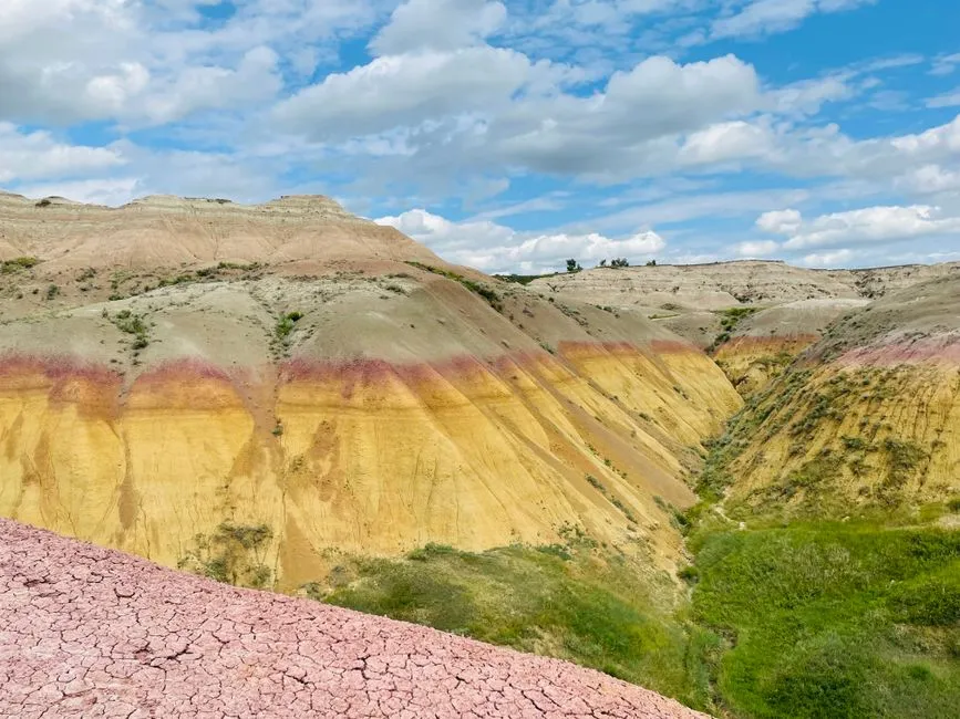 #4 A retreating sea and the mustard colored Yellow Mounds (Image Credits: Pexels)