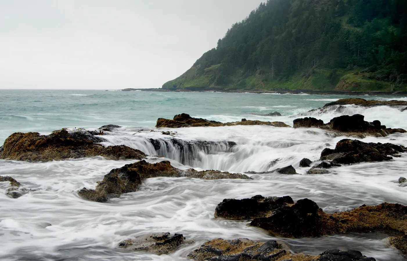 Thor's Well, Oregon (Image Credits: Wikimedia)