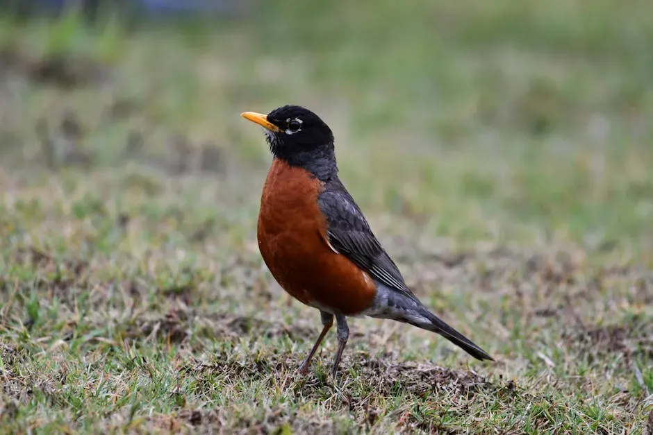 #2: American Robin - The Quiet Alarm You Almost Can't Hear (Image Credits: Pexels)