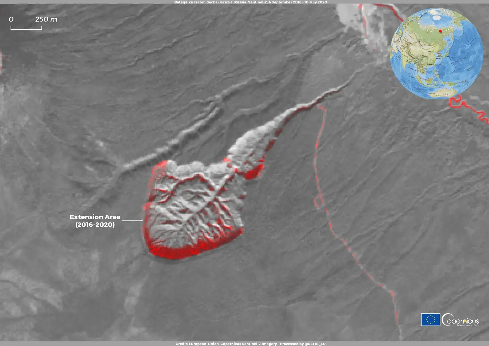 The Staggering Rate of Growth (Batagaika Crater, Sakha Republic, Attribution)